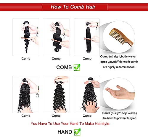 #4 Human Hair Loose Deep Wave Bundles Dark Brown Curly Weave Human Hair Bundles Double Weft Brazilian Remy Hair Extensions Wet and Wavy Bundles Silky Soft for Black Women(20 20 20 Inch 3 Bundles)