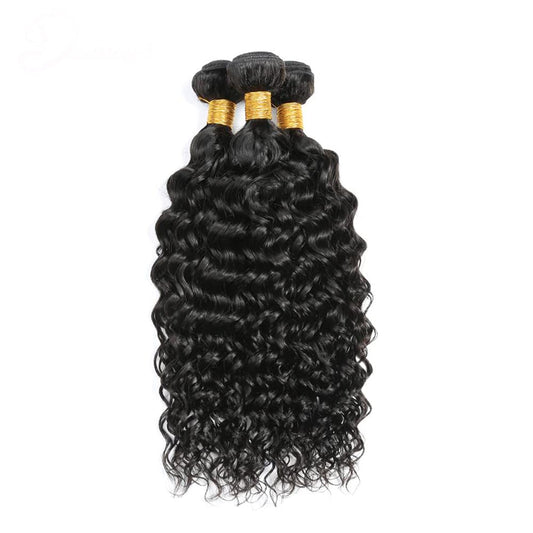 #1B Kinky Curly Human Hair Bundles Natural Black Human Hair Bundles Curly Human Hair 3 Bundles 12 14 16 inch Brazilian Remy Hair Extensions