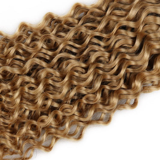 #27 Curly Bundles Human Hair Honey Blonde Human Hair Bundles Unprocessed Brazilian Virgin Hair 3 Bundles 20 22 24 Inch Color 27 Curly Human Hair Bundles